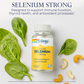 Solaray Yeast Free Selenium 200mcg, Selenium Capsules for Healthy Thyroid Function & Immune Support, High Absorption Supplement, Vegan, 90 Servings, 90 VegCaps