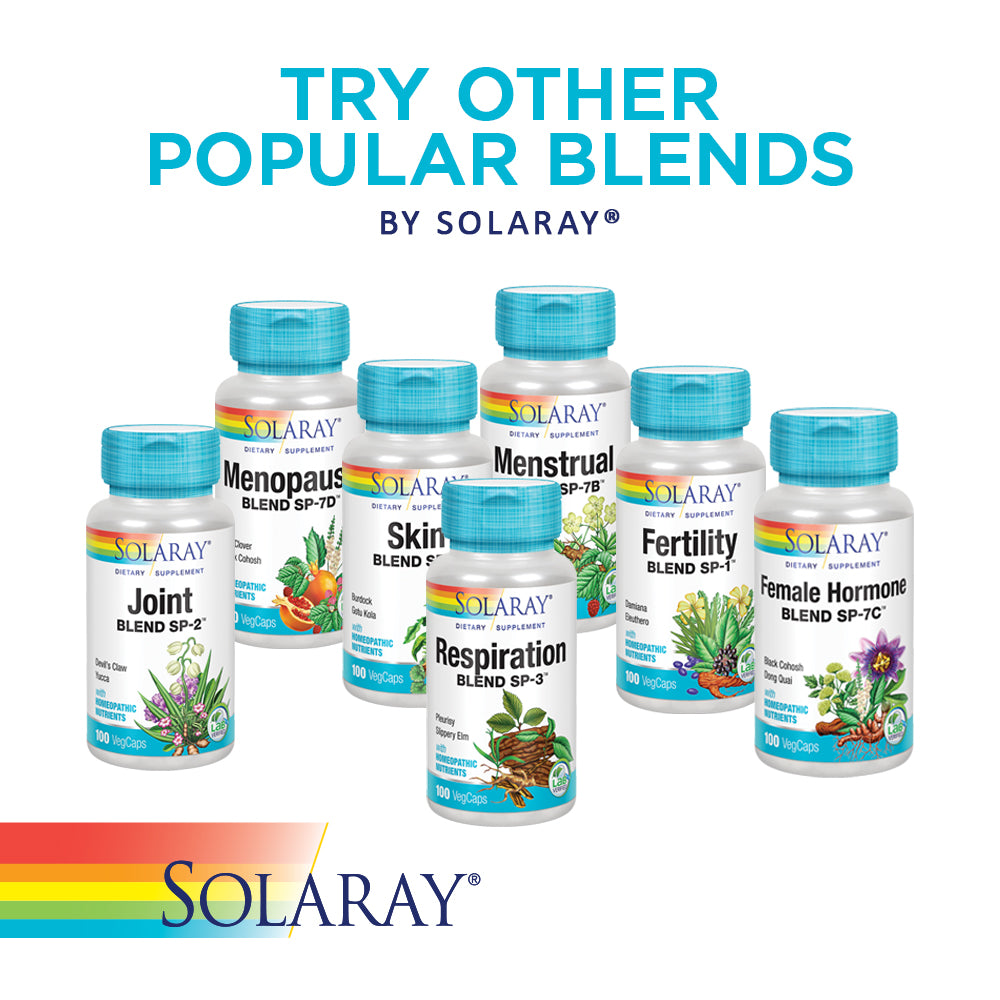 Solaray Kidney Blend SP-6 | Herbal Blend w/ Cell Salt Nutrients to Help Support Healthy Kidney Function | Non-GMO, Vegan (1 Pack)