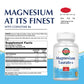 KAL Magnesium Taurate 400mg Plus CoEnzyme Vitamin B6, Chelated Magnesium Supplement, Healthy Muscle Function, Nerve and Heart Health Support, Gluten Free, Vegan, 60-Day Guarantee (90 CT, 2pk)