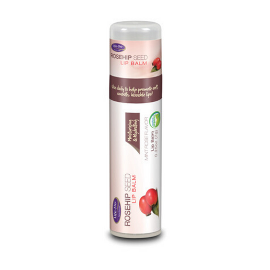 LIFE-FLO Rosehip Seed Lip Balm, Balm, Mint (Tube) | 0.25oz