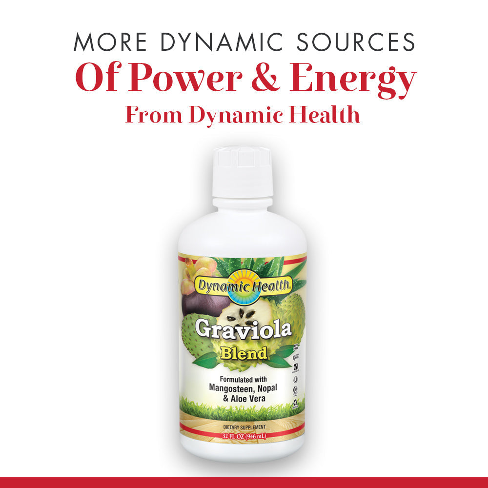 Dynamic Health Graviola Gold | Organic Graviola 100% Juice | Vegetarian, No Gluten or BPA, Dietary Supplement | 16oz