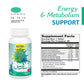 Natural Balance Diet Pep w/ Green Tea | Thermogenic Formula for Metabolism, Energy & Weight Support | W/ B Vitamins | Includes Diet Plan | 60 Tablets