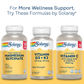 Solaray Mega Vitamin B-Stress, Timed-Release Vitamin B Complex with 1000 mg of Vitamin C for Stress, Energy, Red Blood Cell & Immune Support, Vegan, 60-Day Guarantee,  (120 Count (Pack of 1))