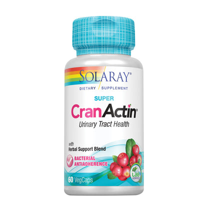 Solaray Super CranActin Cranberry Extract 400mg Healthy Urinary Tract Support With Added Vitamins (076280084337)