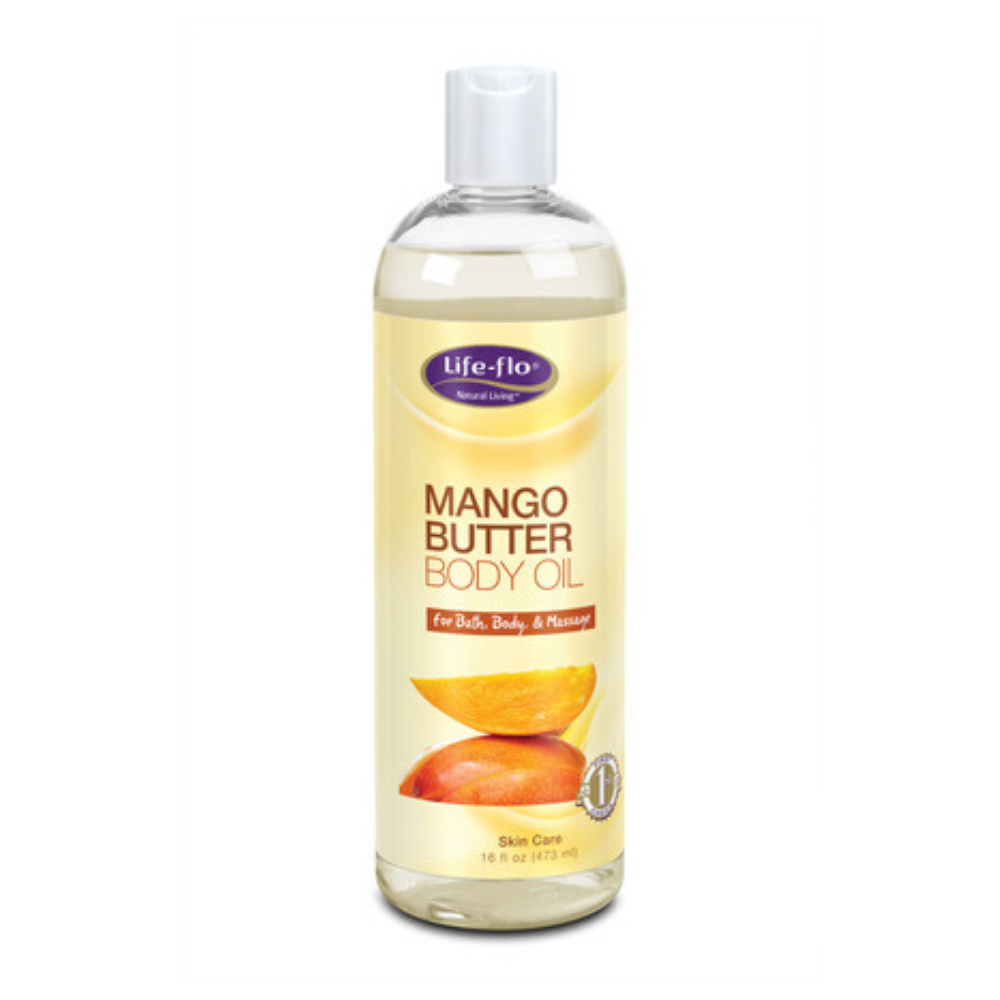 Life-flo Butter Body Oil | For Bath, Body & Massage | Fast-Absorbing Hydration with Coconut Oil & Vitamin E | 16oz