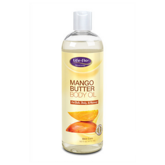 Life-flo Butter Body Oil | For Bath, Body & Massage | Fast-Absorbing Hydration with Coconut Oil & Vitamin E | 16oz
