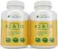 Vitamin D3 with K2 D3 5000IU and K2 90mcg 150 Vegetarian Capsules High Strength