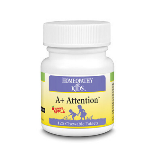 Natra-Bio Herbs for Kids A+ Attention Tablets | 125 Count