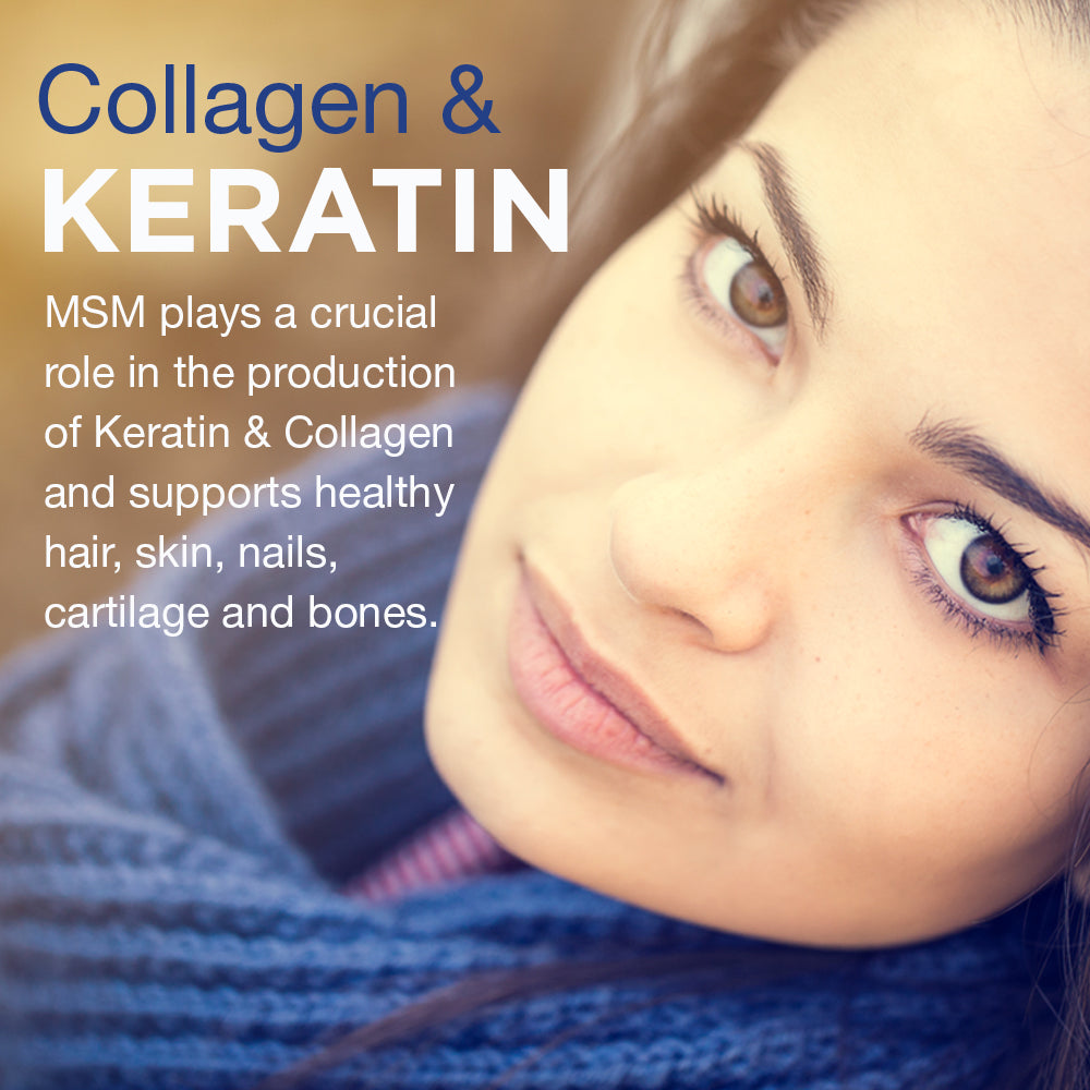 Natural Balance Pure MSM Capsules | Sulfur Supplement Helps Supports Joint Comfort, Collagen & Keratin Production | 120 Count