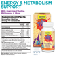 Natural Balance Ultra Diet Pep 2000 Weight Management Support* Supplement, Healthy Energy, Metabolism & Appetite Formula* w/ Garcinia Cambogia, Choline, Eleuthero & B Vitamins, 30 Servings, 60 VegCaps