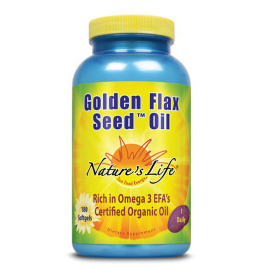 Nature's Life  Golden Flax Seed Oil | 180 ct