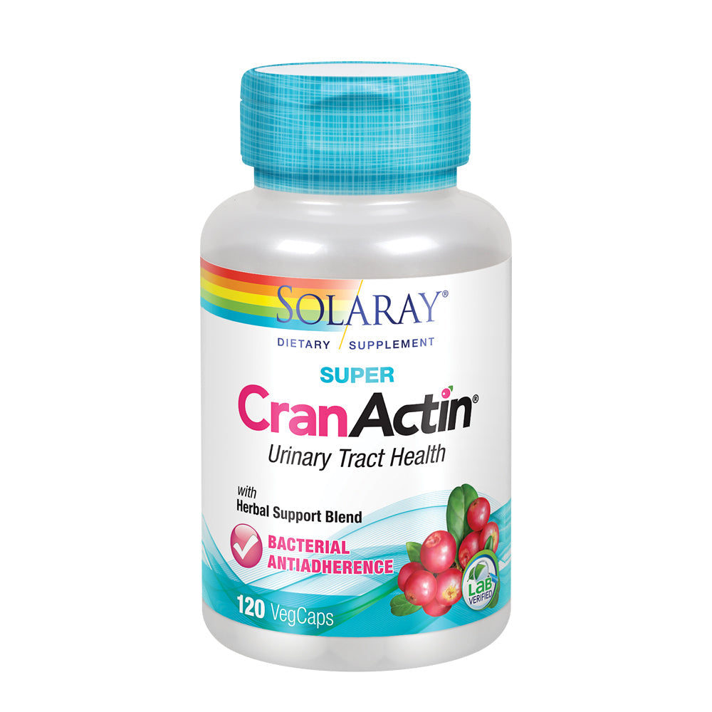 Solaray Super CranActin Cranberry Extract 400mg Healthy Urinary Tract Support With Added Vitamins (076280084337)