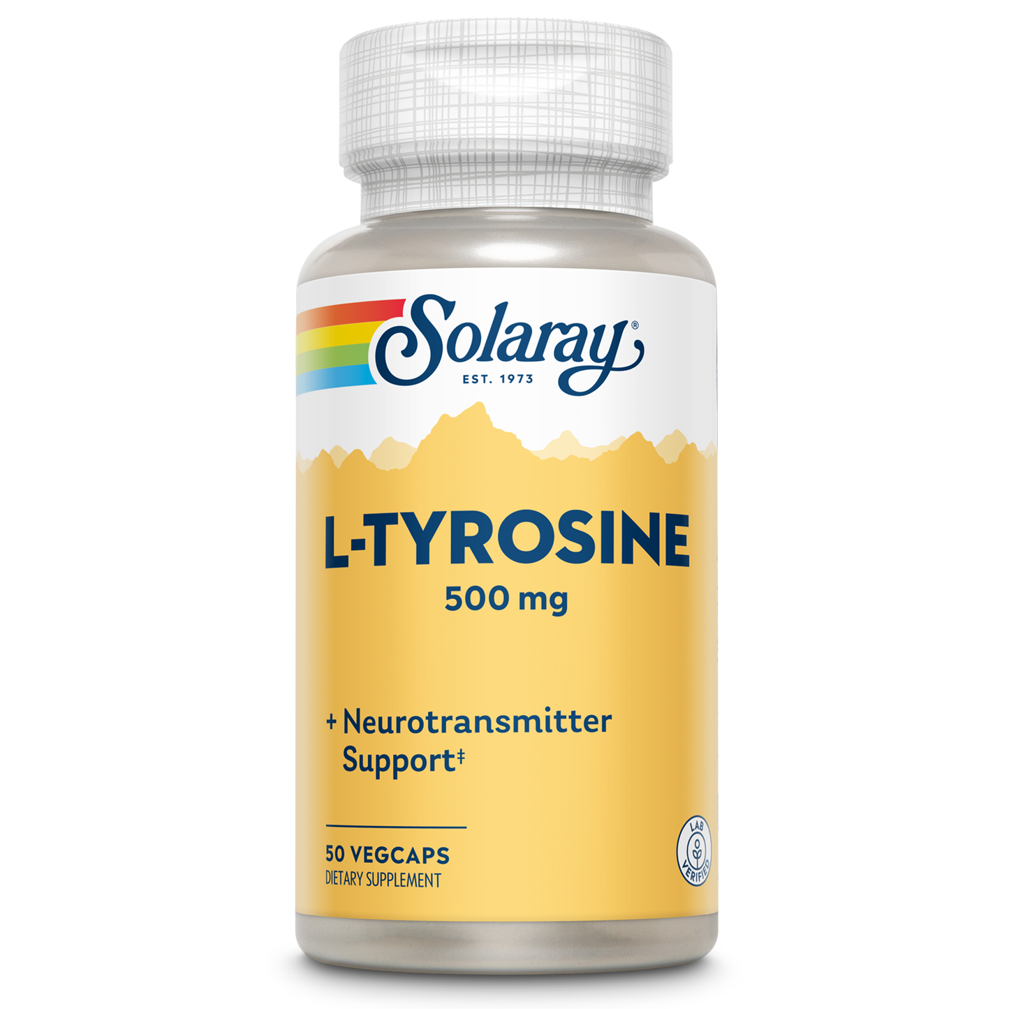 Solaray L-Tyrosine Veg Cap (Btl-Plastic) 500mg | 50ct