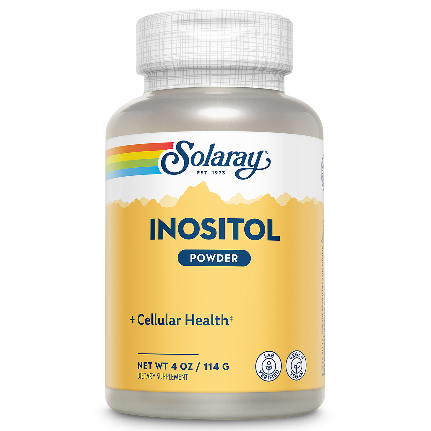 Solaray Pure Inositol Powder | May Help Support Healthy Brain, Cardiovascular, Nervous System Function and Mood | Non-GMO, Vegan