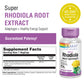 Solaray Super Rhodiola Root Extract 500mg | Herbal Adaptogen for Healthy Stress & Energy Support | Guaranteed Potency | Non-GMO & Vegan | 60 VegCaps