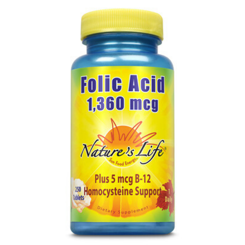 Nature's Life  Folic Acid 800 mcg | 250 ct