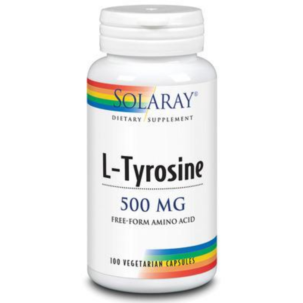 Solaray L-Tyrosine Supplement, 500 mg | 100 Count