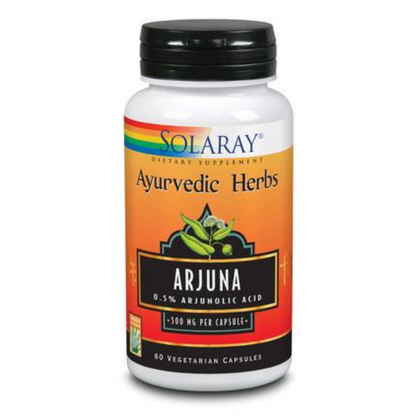 Solaray Arjuna Supplement, 500mg | 60 Count