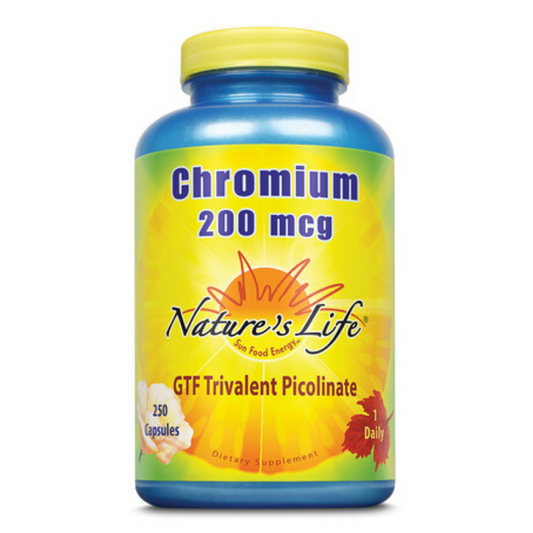 Nature's Life  Chromium 200 mcg | 250 ct