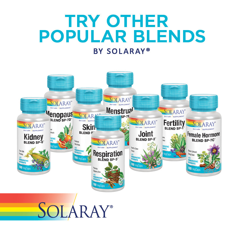 Solaray Sleep Blend SP-17 | Herbal Blend w/ Cell Salt Nutrients to Help Support Healthy Sleep & Relaxation | Non-GMO, Vegan | 100 VegCaps