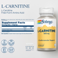 Solaray L-Carnitine 500 mg, Healthy Cardiovascular Support, Free Form Amino Acid, Lab Verified, GMP Facility, 60-Day Money-Back Guarantee, 60 Servings, 60 VegCaps