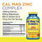 Nature's Life Cal Mag Zinc Complex 100% Daily Value of Calcium, Magnesium, Zinc & Vit D3 for Bone & Heart Health Support 360 Vegetarian Capsules