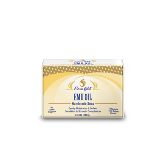 EMU GOLD Emu Oil Soap, Bar, Unscented (Bar) | 3.5oz