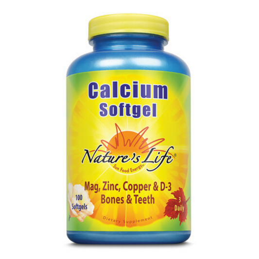 Nature's Life Calcium Softgel Complex | 100 ct
