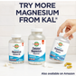 KAL Magnesium Citrate 400mg, Magnesium Supplement for Healthy Muscle Function, Relaxation, Nerve and Circulation Support, Rapid Disintegration ActivTabs, Vegan, Gluten Free, 30 Servings, 60 Tablets