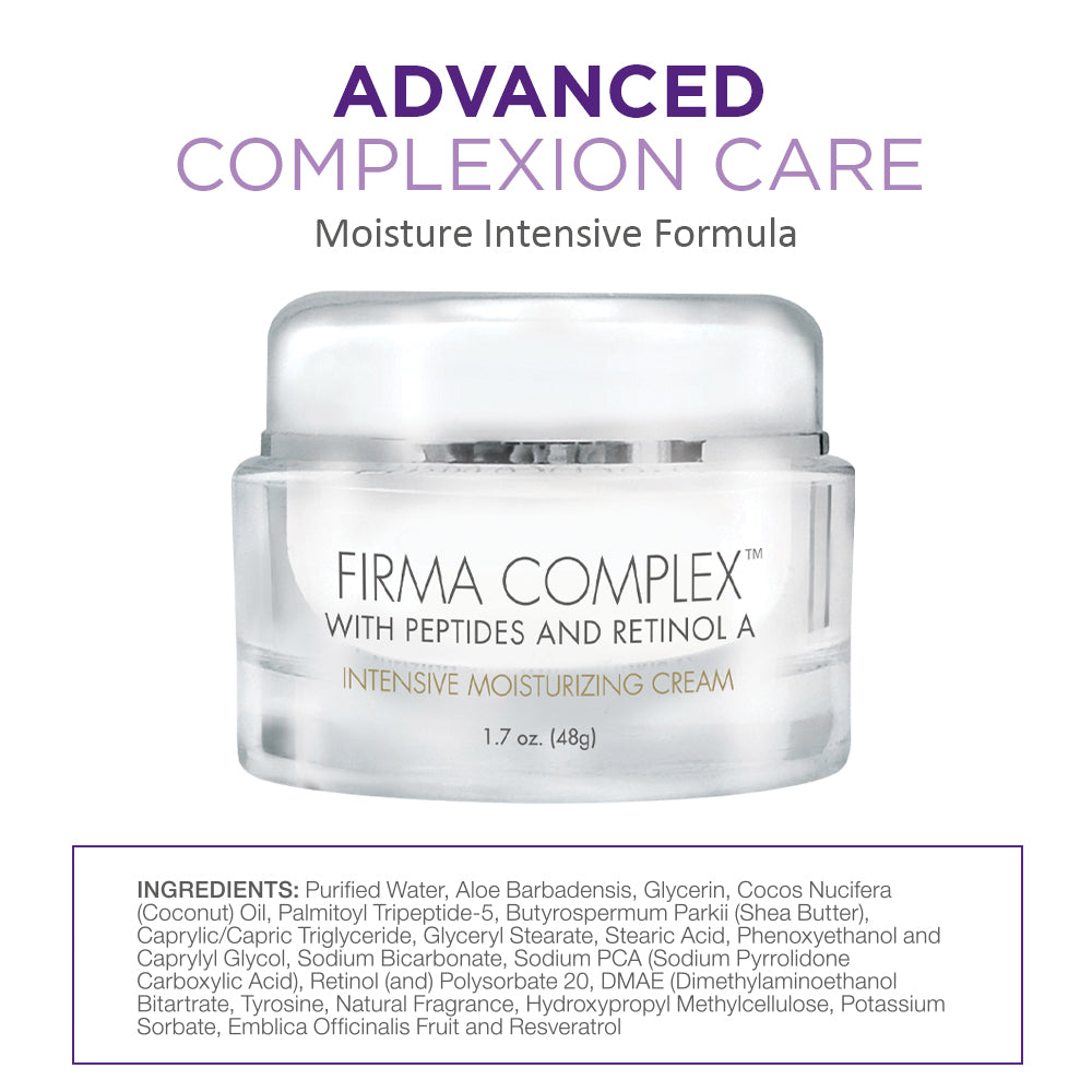 Life-flo Firma Complex with Peptides and Retinol A | Intensive Moisturizing Cream | Radiant Skin Formula | 1.7oz