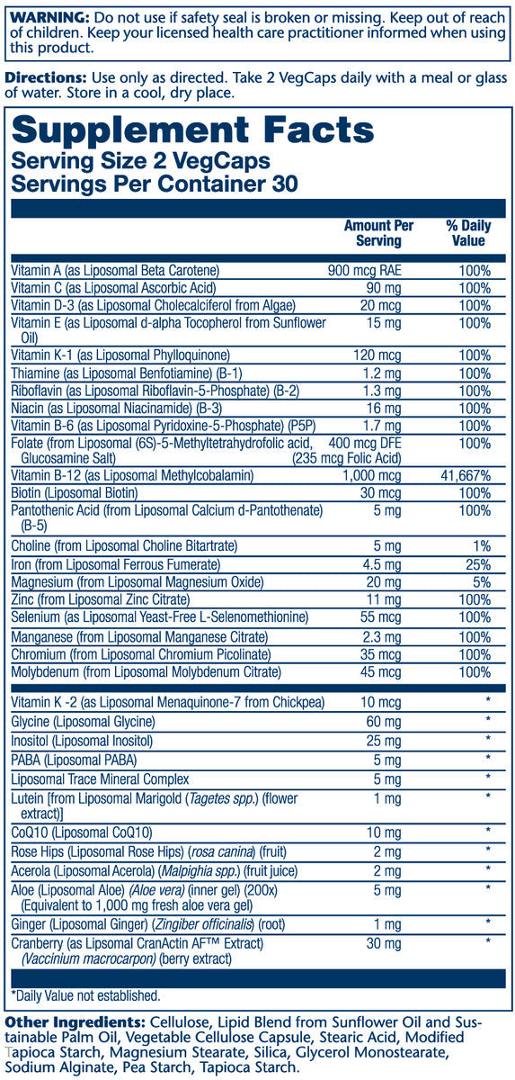 Liposomal Multivitamin Women's 50+